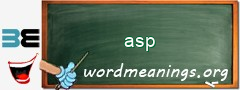 WordMeaning blackboard for asp